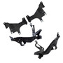 2013-2016 Audi A4 S4 4PCS Front Headlight Mount Support Plate Bracket 8T0941453B,8T0941454B Generic