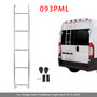 2014-2025 Dodge Ram ProMaster High Roof Stainless Steel 5-Step Van Ladder 093PML Generic