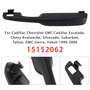 1999-2006 Cadillac Chevrolet GMC Rear Right Door Handle Armrest 15152062 Generic