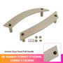 Pair Interior Door Panel Pull Handle Repair Kit Tan For VW Beetle 2000-2010