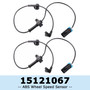 2007-2014 GMC Yukon/ XL 1500 Rear Left and Right 2*ABS Wheel Speed Sensor 15121067 Generic