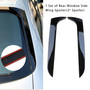 2009-2016 Audi A4 B8 Allroad Avant Pair Rear Window Side Wing Spoiler Gloss Black Generic