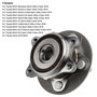 2018-2023 Toyota Camry Front Wheel Hub Bearing Unit 43550-33010 Generic