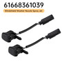1996-2003 BMW 5 E39 525i 528i 530i 540i M5 2pcs Windshield Washer Nozzle Spray Jet 61668361039 Generic