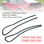 1988-1991 HONDA CR-X CRX EF8 2PCS Window Glass Molding RH & LH 73810-SH2-003 Generic