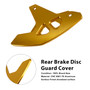 2000-2024 SUZUKI DRZ 400/E/S/SM Rear Brake Disc Guard Cover DR-Z400SM Col Generic
