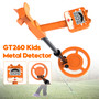 GT260 Kids Child Trasure Seeker Beginners Metal Detector Waterproof Coil Orange