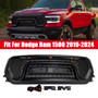 2019-2024 Dodge Ram 1500 Front Honeycomb Upper Hood Grille Black Generic