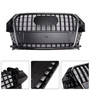 2011-2015 Audi Q3/ Q3 S-line Front Mesh Grille Gray Chrome Generic