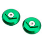 2024-2025 Kawasaki Z EX 500 Ninja Aluminum Frame Plugs Left and Right Green Generic