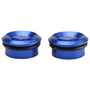 Honda CB150R/ CB250R/ CB300R Aluminum Frame Plugs Left and Right Blue Generic