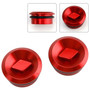 Honda CB150R/ CB250R/ CB300R Aluminum Frame Plugs Left and Right Red Generic