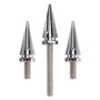 2014-2024 3 Spiked Windshield Bolts For Street Glide FLHX Electra Glide FLHT Silver Generic