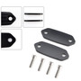 2013-2025 Kawasaki Ninja ZX6R Mirror Block Off Blanking Plates Black Generic