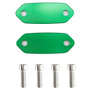 2023-2025 Kawasaki ZX-4RR ZX-4R Mirror Block Off Blanking Plates Green Generic