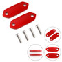 2023-2025 Kawasaki ZX-4RR ZX-4R Mirror Block Off Blanking Plates Red Generic