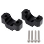 2020-2025 Honda CRF1100L Africa Twin CNC Handlebar risers 20mm Black Generic