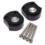 2006-2024 Kawasaki ZZR1400 ZX14R CNC Handlebar risers 25mm with offset 13mm Black Generic