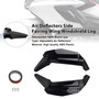 2018-2024 Honda Goldwing GL1800 Air Deflectors Side Fairing Wing Windshield Leg Black Generic