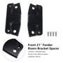 2014+ touring Electra Street Glide Front 21" Fender Risers Bracket Spacer Black Generic