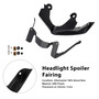 2017-2020 Yamaha MT-09 Headlight Spoiler Fairing Black Generic