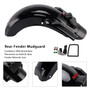 2023-2025 Harley Touring Road Glide Street Glide CVO Rear Fender System Black Generic