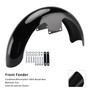2023-2025 Harley Touring Road Glide Street Glide CVO 19" Wrap Front Fender Iron Black Generic