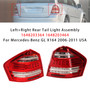 2006-2011 Mercedes Benz X164 GLC300 GL350 GL450 GL550 Left+Right Rear Tail Light Assembly 1648203364 1648203464 Generic