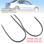 2001-2005 Honda Civic Sedan 4-Door Left+Right Roof Trim Molding 74306-S5A-J01+74316-S5A-J01 Generic
