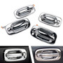 2000-2006 Chevrolet Suburban 1500 2500 4PCs Front Exterior Door Handle Set Chrome 15745149 Generic