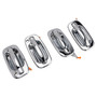 2001-2007 GMC Sierra 1500 2500 3500 4PCs Front Exterior Door Handle Set Chrome 15745149 Generic