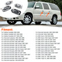 2000-2006 GMC Yukon XL 1500 2500 4PCs Front Exterior Door Handle Set Chrome 15745149 Generic