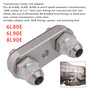 6L80E 6L90E 8L90E Transmission Cooler Line Adapter Plate with 8AN Fittings Seal