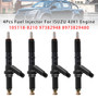 ISUZU 4JH1 Engine 4Pcs Fuel Injector 105118-8210 Generic