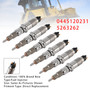 Komatsu PC200-8 Cummins Engine QSB6.7 6Pcs Fuel Injector 0445120059 Generic