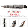 Komatsu PC200-8 Cummins Engine QSB6.7 1Pcs Fuel Injector 0445120059 Generic