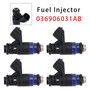 2002-2007 Seat Ibiza III 6L1 4Pcs Fuel Injector 036906031AB Generic