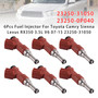 2006-2012 Toyota RAV4 6 Cyl 3.5L 6Pcs Fuel Injector 23250-31050 Generic