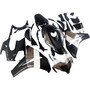 2008-2011 Honda CBR1000RR Amotopart Fairings Black Silver Repsol Racing Customs Fairing