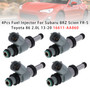 2013-2016 Scion FR-S H4 2.0L 4Pcs Fuel Injector 16611-AA860 Generic