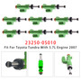 2007 Toyota Tundra With 5.7L Engine 8Pcs Fuel Injector 23250-0S010 Generic