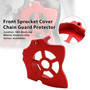 1993-2025 Honda XR650L Front Sprocket Cover Chain Guard Protector Red Generic