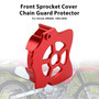 1993-2025 Honda XR650L Front Sprocket Cover Chain Guard Protector Red Generic