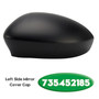 2009 Fiat GGrande Punto Evo Dal Left Side Mirror Cover Cap Generic
