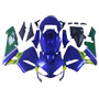2003-2004 Honda CBR600RR Amotopart Fairings Blue & Green Movistar Racing Customs Fairing