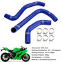 2021-2025 Kawasaki ZX-10R ZX-10RR Silicone Radiator coolant Hose kit Black Generic