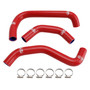 2021-2025 Kawasaki ZX-10R ZX-10RR Silicone Radiator coolant Hose kit Red Generic