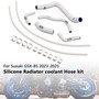 2023-2025 Suzuki GSX-8S Silicone Radiator coolant Hose kit White Generic