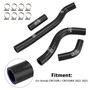 2022-2025 Honda CRF250R / CRF250RX Silicone Radiator coolant Hose kit Black Generic