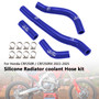 2022-2025 Honda CRF250R / CRF250RX Silicone Radiator coolant Hose kit Blue Generic